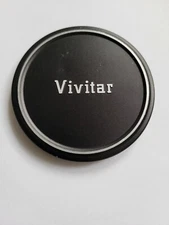 VIVITAR metal front lens cap SLIP ON 58mm size filter 