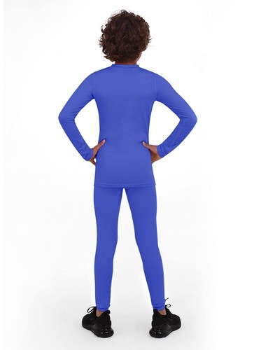 Compression Base Layers Mens' & Boys' PowerLayer Top + Leggings/Tights Skins Set - Picture 42 of 42