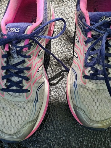 Sneaker Damen, 10,5 Ascis grau/rosa, 0090 - Bild 3 von 7