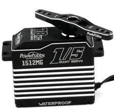 Powerhobby 1512MG 1/5 Aluminum Waterproof High Speed / Torque Brushless Servo