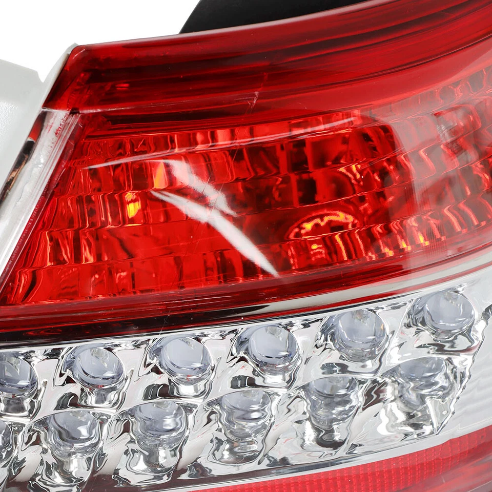 Conjunto de lanternas traseiras laterais para motorista + passageiro para lente transparente Toyota Camry 2010-2011 - Imagem 2 de 4