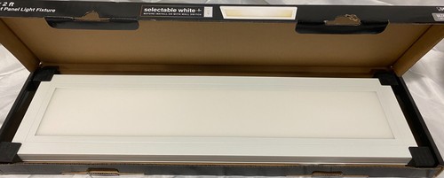 Feit Electric~0.5x2FT White Flat Panel, Light Fixture, Ultra Thin, Dimmable, NEW - Picture 3 of 3