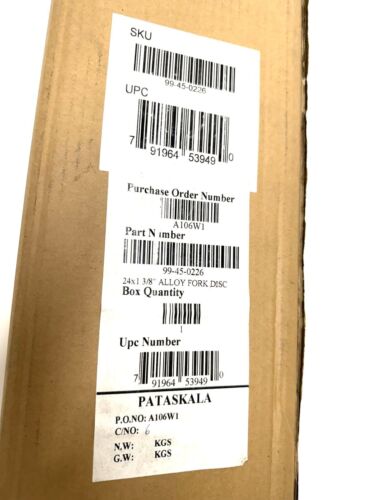 Raleigh RX24 1 1/8" 24" Threadless Alloy Bike Fork Disc Axle - Crown 360mm - Picture 8 of 8