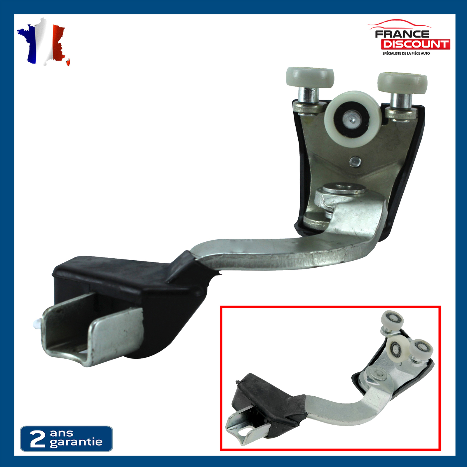 Galet haut de porte latérale coulissante 3804680 anti blocage pour Daily 4