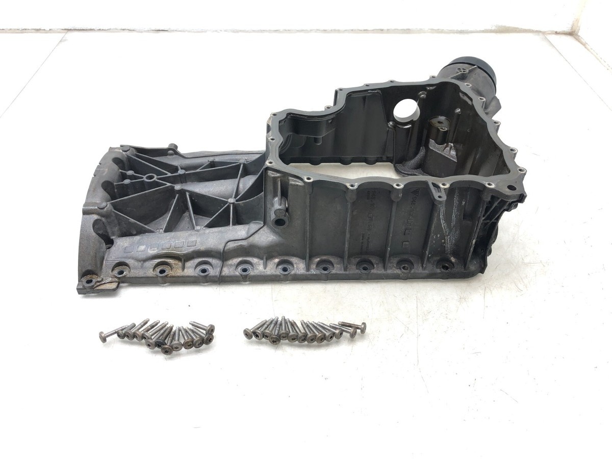 2011-2018 PORSCHE CAYENNE 4.8L V8 UPPER ENGINE OIL PAN OEM | eBay