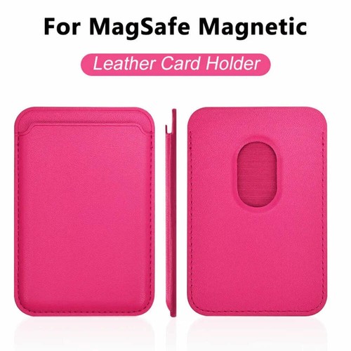 Portefeuille Porte Carte Magnétique en Cuir pour Téléphones avec Etui MagSafe ou MagSafe - Photo 21 sur 24