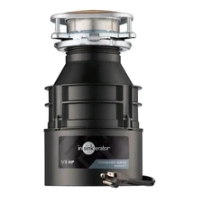 InSinkErator Garbage  Disposal with Power Cord, Badger 1, Standard Series, Black