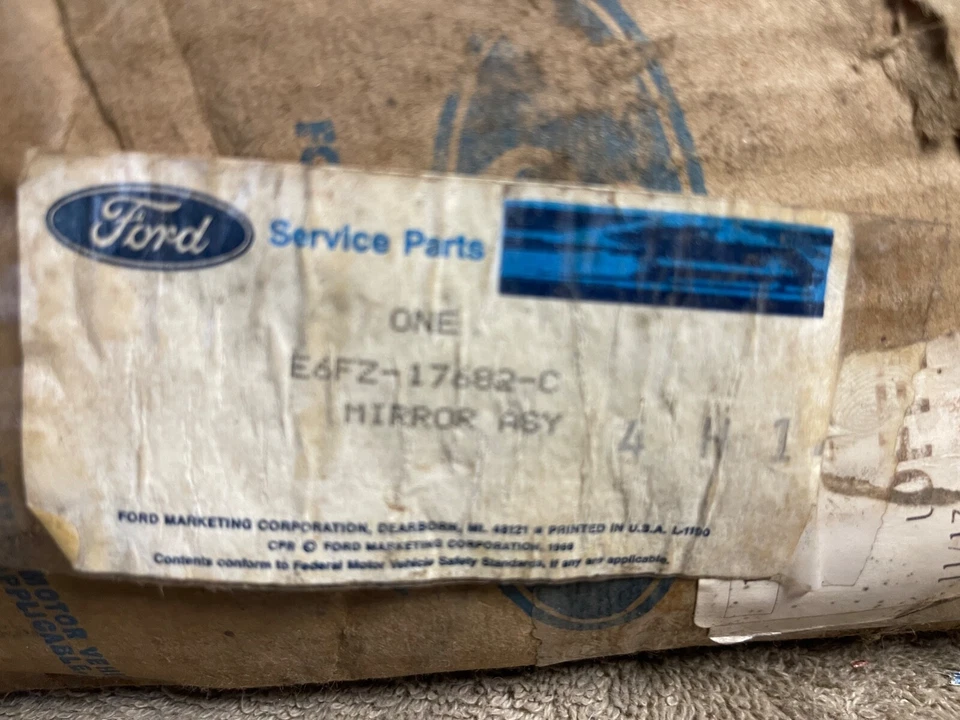 FORD E6FZ-17682-C 1985-90 ESCOLTA 1986-88 EXP 1985-87 MERCURY LYNX RH POWER NUEVO DE STOCK Foto 2 de 4