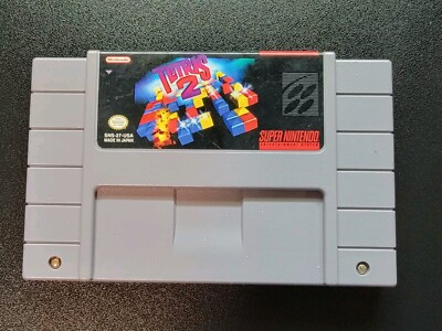 Tetris 2 (Super Nintendo SNES, 1992)  Cartridge Only