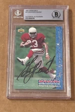 GARRISON HEARST SIGNED 1993 UPPER DECK RC BECKETT CERTIFIED BAS