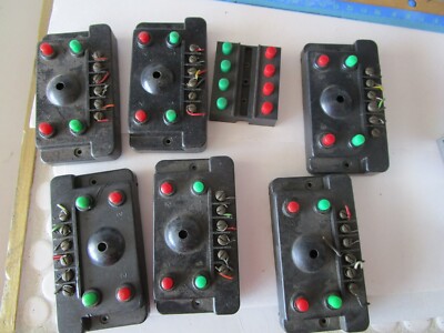 Lot Of 7 Vintage Train Automatic Switch Controllers For Train Layout