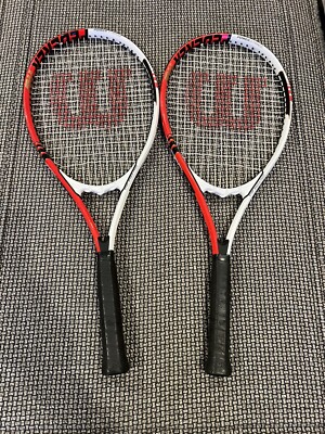 Wilson Tennis Racket Roger Federer 110 Adult Regular Head 4 3/8'' + 4 1/2   Lot 2