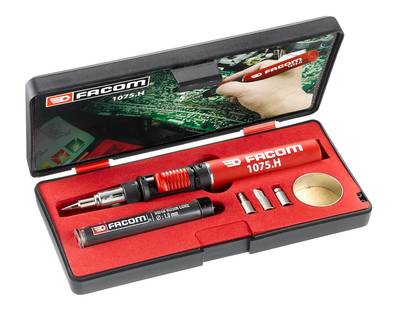 Facom 1075.H Multifunktions Butangas Lötkolben/Heißluftpistole Kit