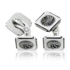 Georg Jensen Denmark Vintage Sterling 59 B Cufflinks SP-3289
