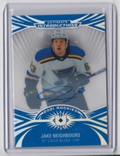 2021-22 Upper Deck Ultimate Collection Introductions Auto Jake Neighbours RC