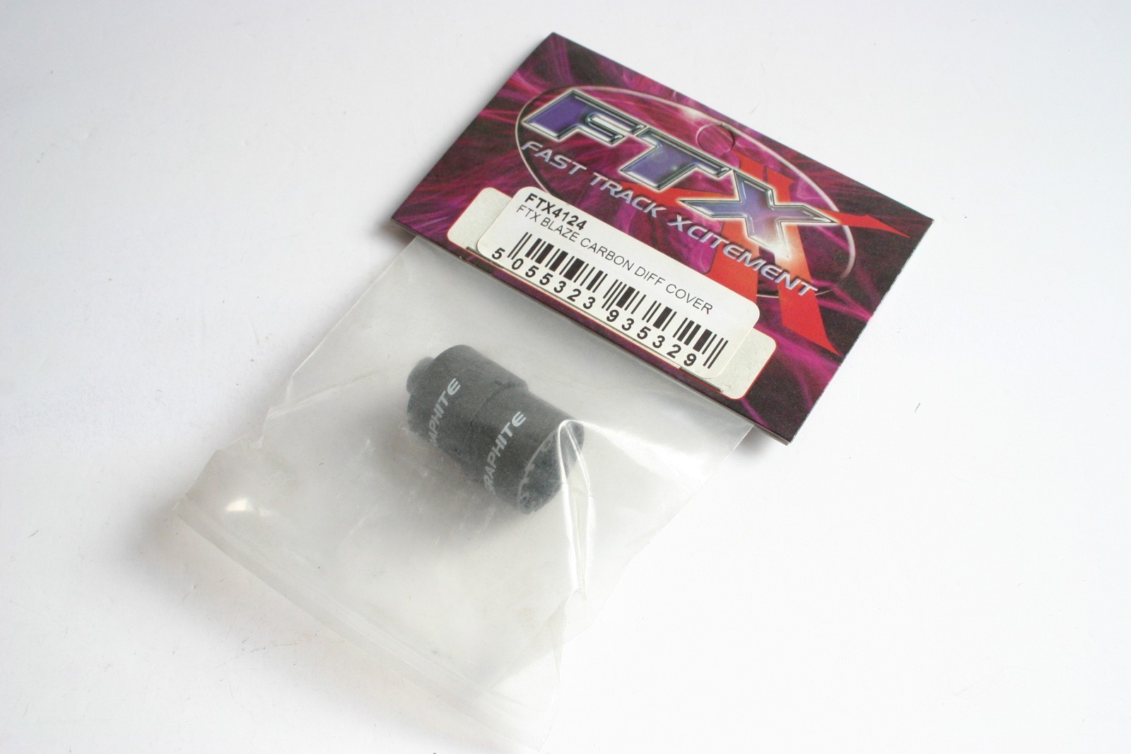 FTX Blaze Carbon Diff Cover - FTX4124 LRP Shark Anderson MB4 Duratrax Vendetta