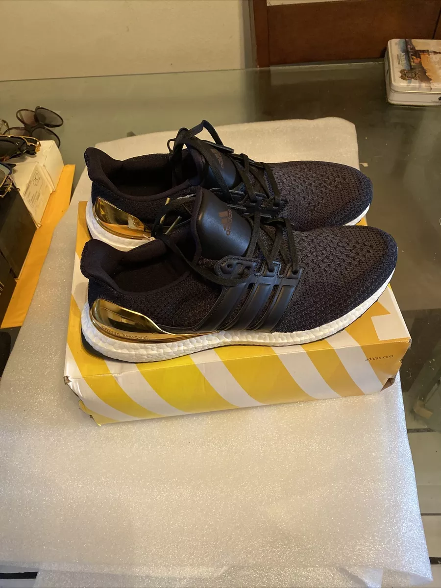 Adidas Ultra Boost 2.0 Black Gold Medal BB3929 Sz 10(Limited NWT. | eBay