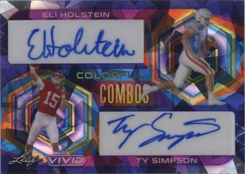 2023 Leaf Vivid Eli Holstein Ty Simpson #CC-24