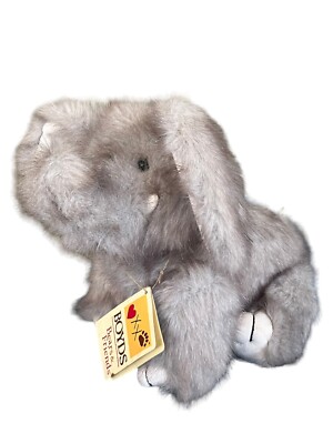 Boyds Bears And Friends Plush Cuddle-Fluff Ellen Baby Elephant NEW 7  X 10 