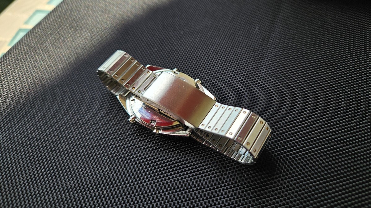 vintage Seiko Digital Silver Wave Chronograph A229-5020 gold