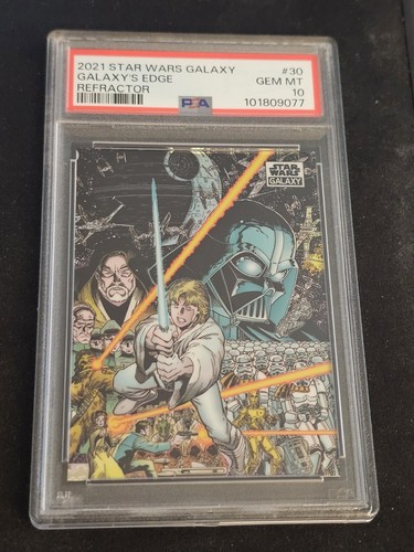 2021 Star Wars Galaxy Chrome Galaxy's Edge #30 Refractor PSA 10 GEM MINT