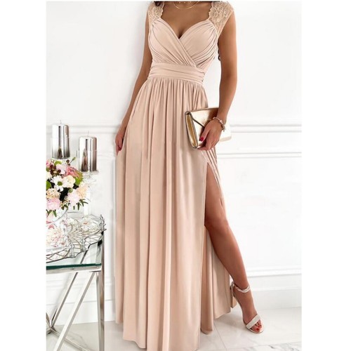Formal Long Evening Dresses Ball Gown Party Prom Wedding Bridesmaid Dresses Lace - Picture 6 of 15