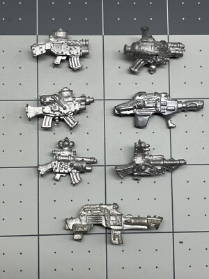 Warhammer 40k Space Marine Attack Guns Lot Of 7, Epic, Game Workshop  mixed