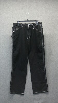 Fivestar General California Carpenter Jeans Size 11/30 Black Denim High Waist 