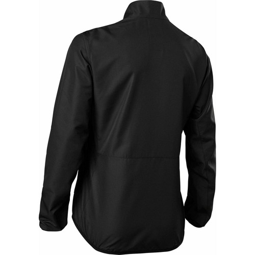 Fox Ranger Wind Womens Cycling Jacket Black Reflective Hi Vis Lightweight Bike - Picture 2 of 2