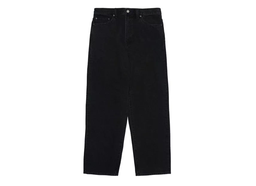 Jean baggy Supreme noir (24SS)