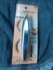 Loreal Bambi Eye WATERPROOF Mascara #406 BLACK Instant Eye Opening Mascara - New