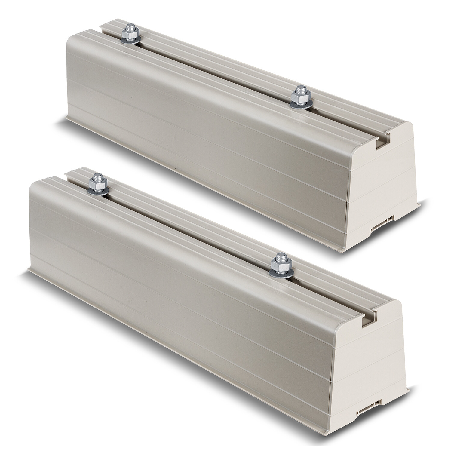 Support de base pour climatiseur 100 kg avec bras 450 mm en acier galvanisé - 2 pièces