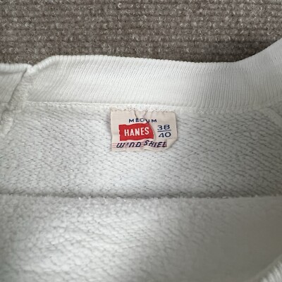 Vintage 60s Hanes Windshield Crewneck Sweatshirt Mens Medium