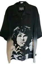 RARE 2002 The Doors Jim Morrison Shirt XXL Dragonfly Band Button-Up VTG EUC