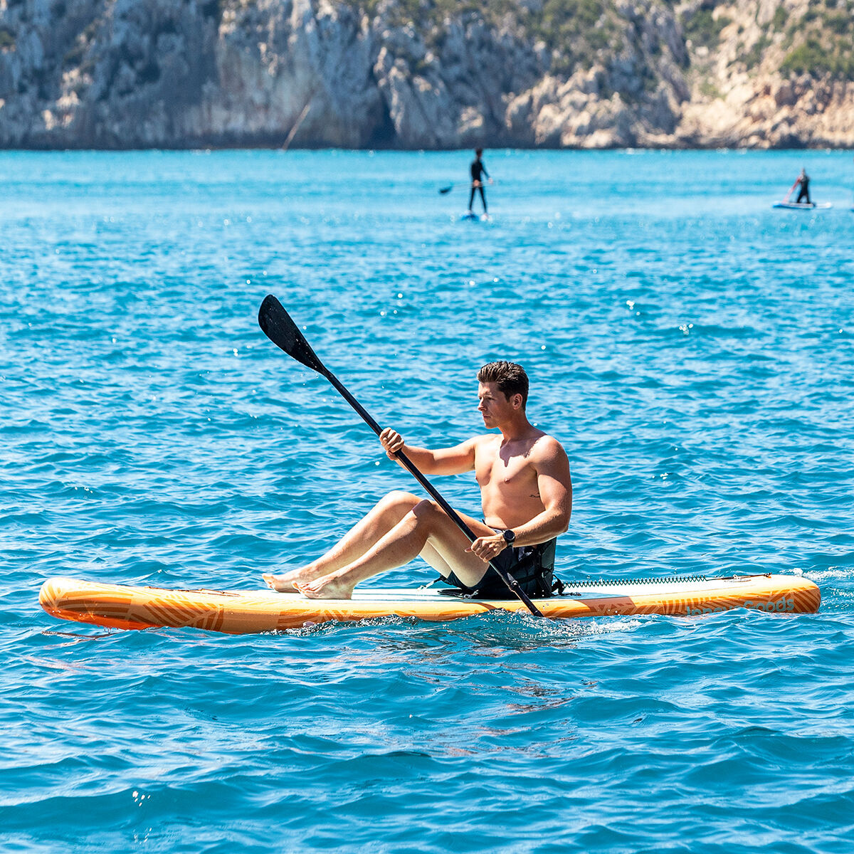 Tabla de Paddle Surf Hinchable 2 en 1 con Asiento y Accesorios Siros InnovaGo