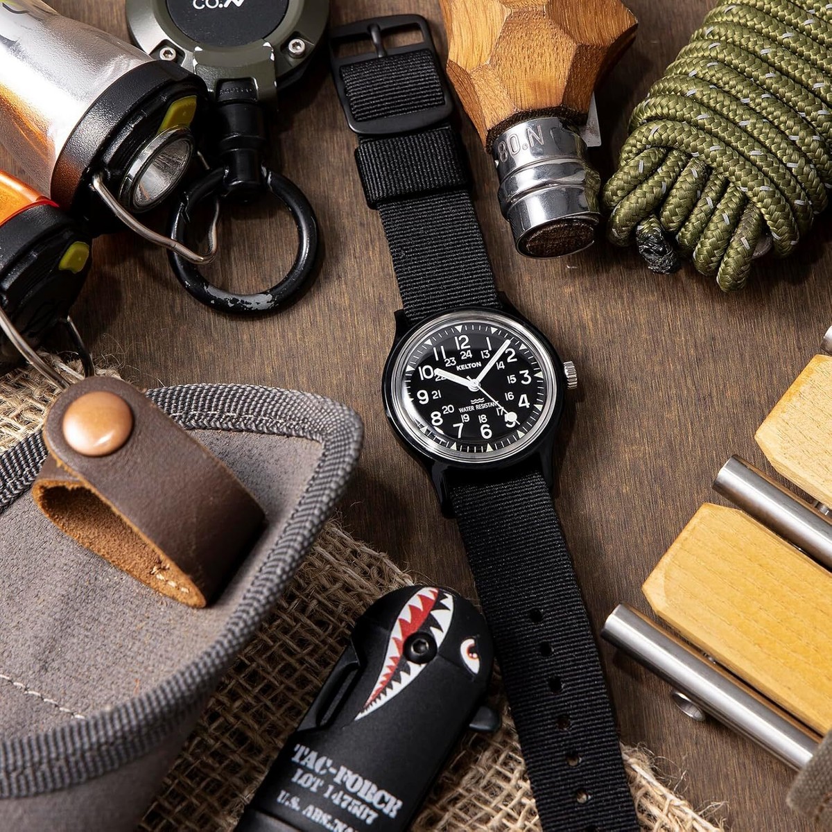 s*e様 Camper watch 9123222J KELTON TIMEX Kelton Jungle Camper Watch 9123222J Men's Black | eBay