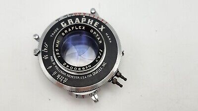 Graflex Optar 135mm F4.7 4x5 Speed Graphic Lens in Graphex Graflex Optar 135mm F4.7 4x5 Speed Graphic Lens in Graphex