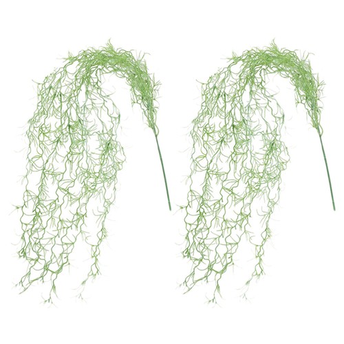 2pcs Fake Artificial Hanging Plants Fake Moss Garland Faux Hanging Plants Fake - Picture 10 of 12