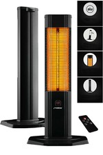 Portable Electric Freestanding Heater Infrared Carbon Thermostat 2000W Phönix