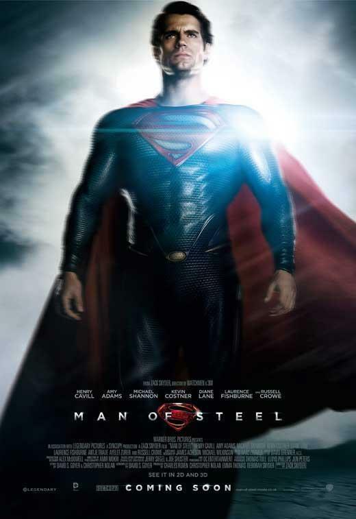 MAN OF STEEL Movie POSTER 27 x 40 Henry Cavill, Amy Adams, UKC