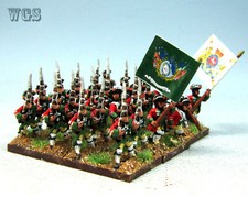 15mm Seven Years War Painted Hanoverian Jung Zastrow Infantry HA17
