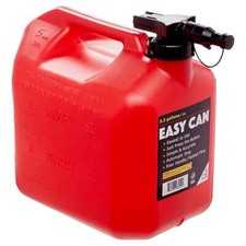 No-Spill 5 Gallon Storage Can Red Gas Gasoline Fuel Can with Auto-Stop Feature