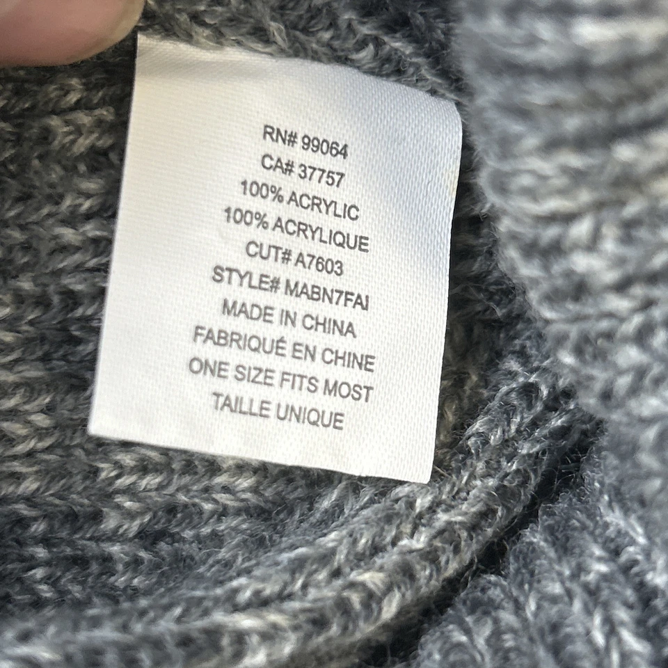 Gorro de malha Billabong skate surf motociclista punk Gotcha enferrujado OP 90s Y2K cinza laranja - Imagem 4 de 4