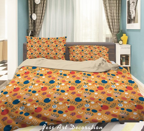 3D Abstract Geometry Pattern Quilt Cover Set Duvet Cover Bedding Pillowcases - 第 1/6 張圖片