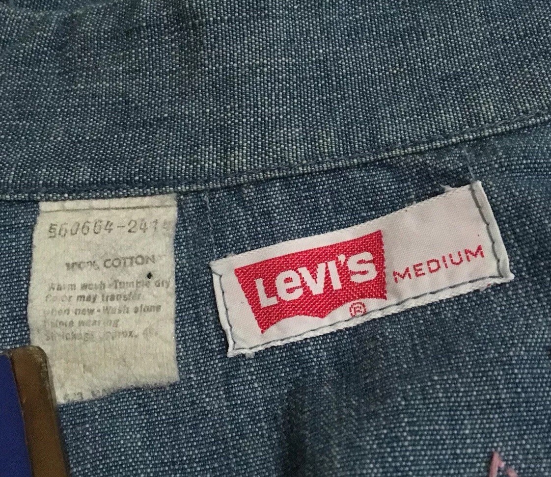 VTG Levis Mens Medium Orange Tab Big E Embroidered Music VTG Levis Mens Medium Orange Tab Big E Embroidered Music