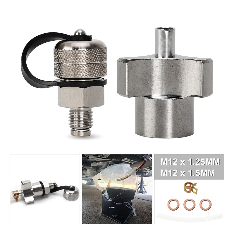 Quick Twist Oil Drain Valves Adapter for M14 Stainless Drain Hose Attachment