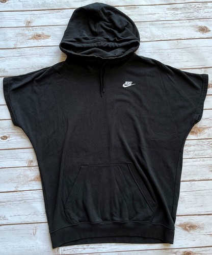NIKE SHORT SLEEVE FUNNEL NECK PULLOVER 
