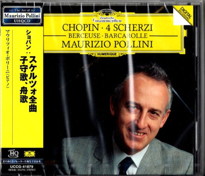 Maurizio Pollini Piano NEW CD(UHQCD) Chopin 4 Scherzo/Berceuse/Barcarolle OBI
