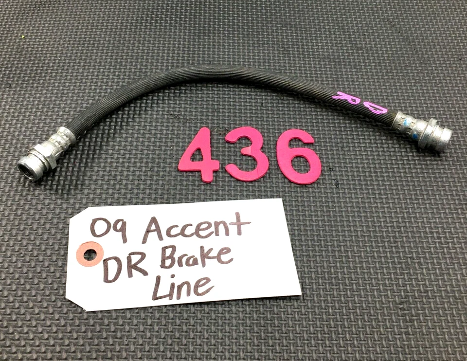 06-11 Manguera de línea de freno trasero izquierdo conductor hatchback Hyundai Accent OEM Foto 2 de 3