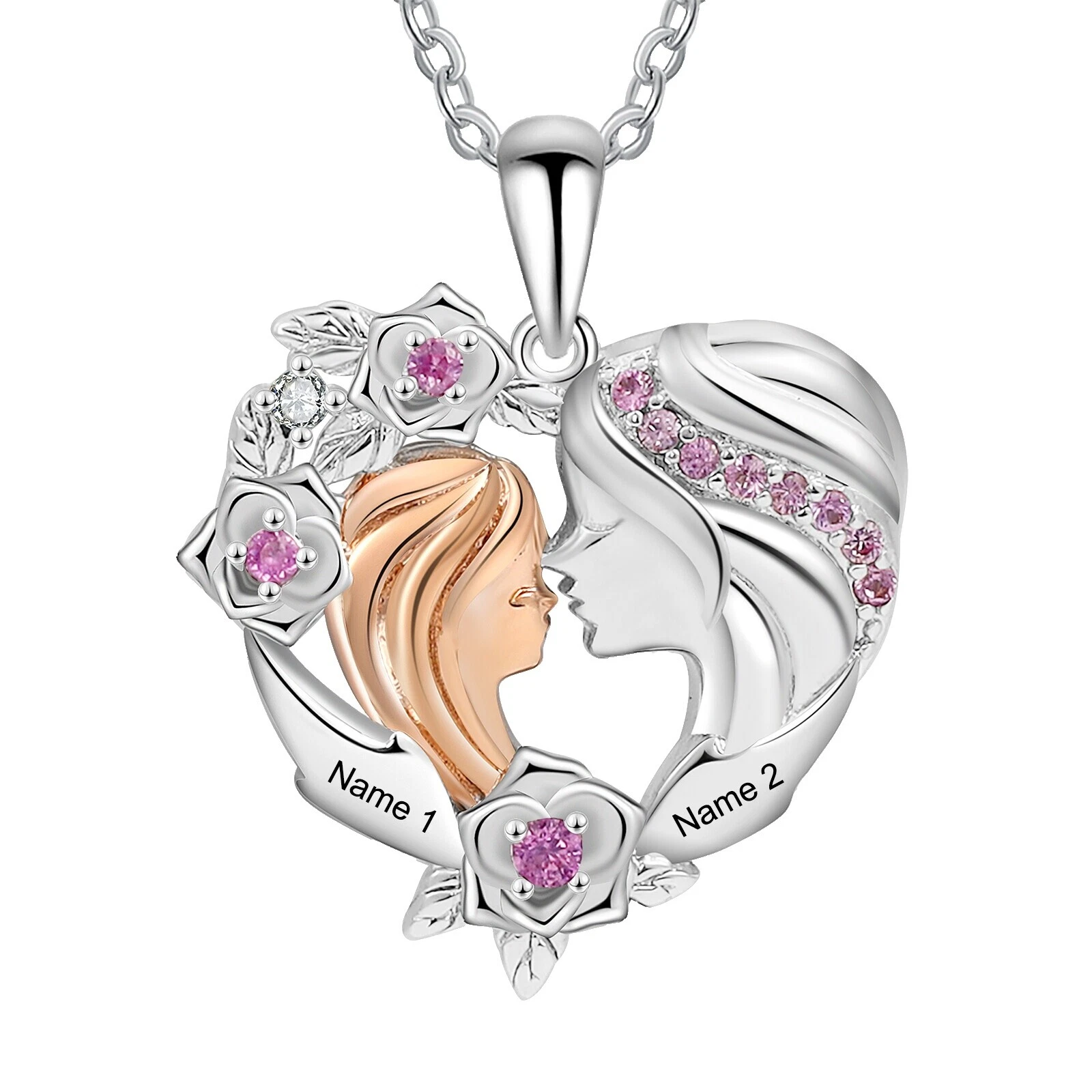 Piedra de Cobre Rodio Plateado Moda Collares y Colgantes